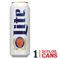 Miller Lite Lager Beer 24oz Can