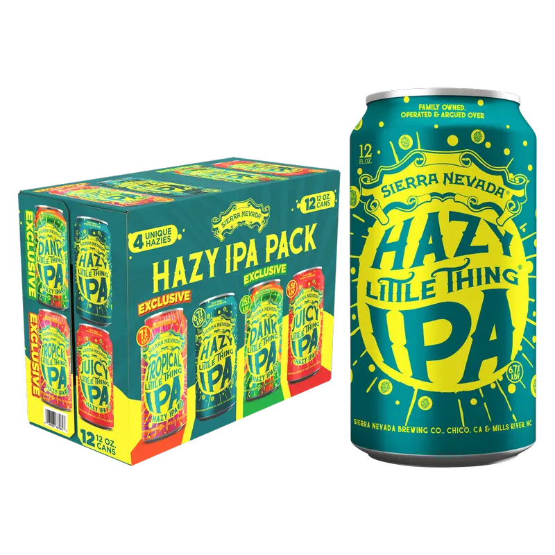 Sierra Nevada Hazy IPA Pack 12oz 12 variety Pack Cans