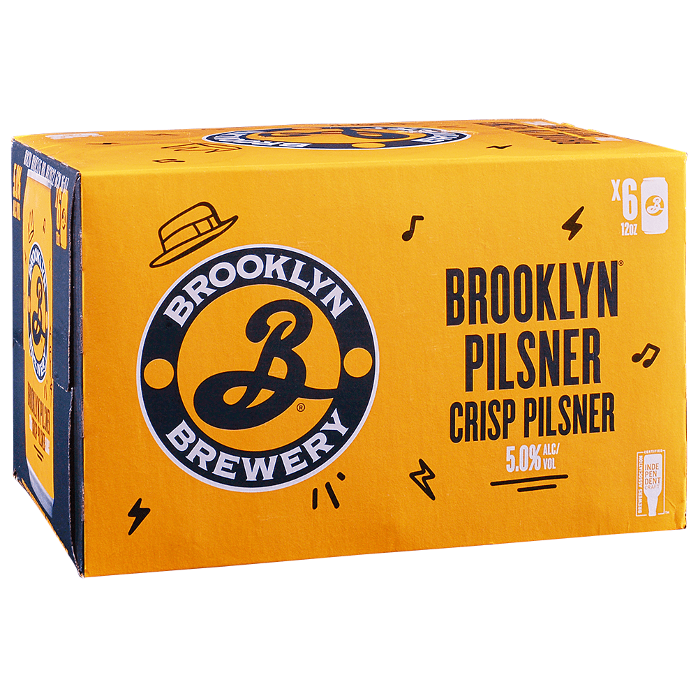 Brooklyn Pilsner 12oz 6 Pack Cans