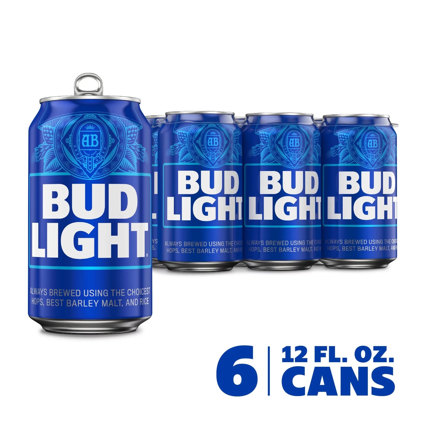 Bud Light 12oz 6 Pack Cans