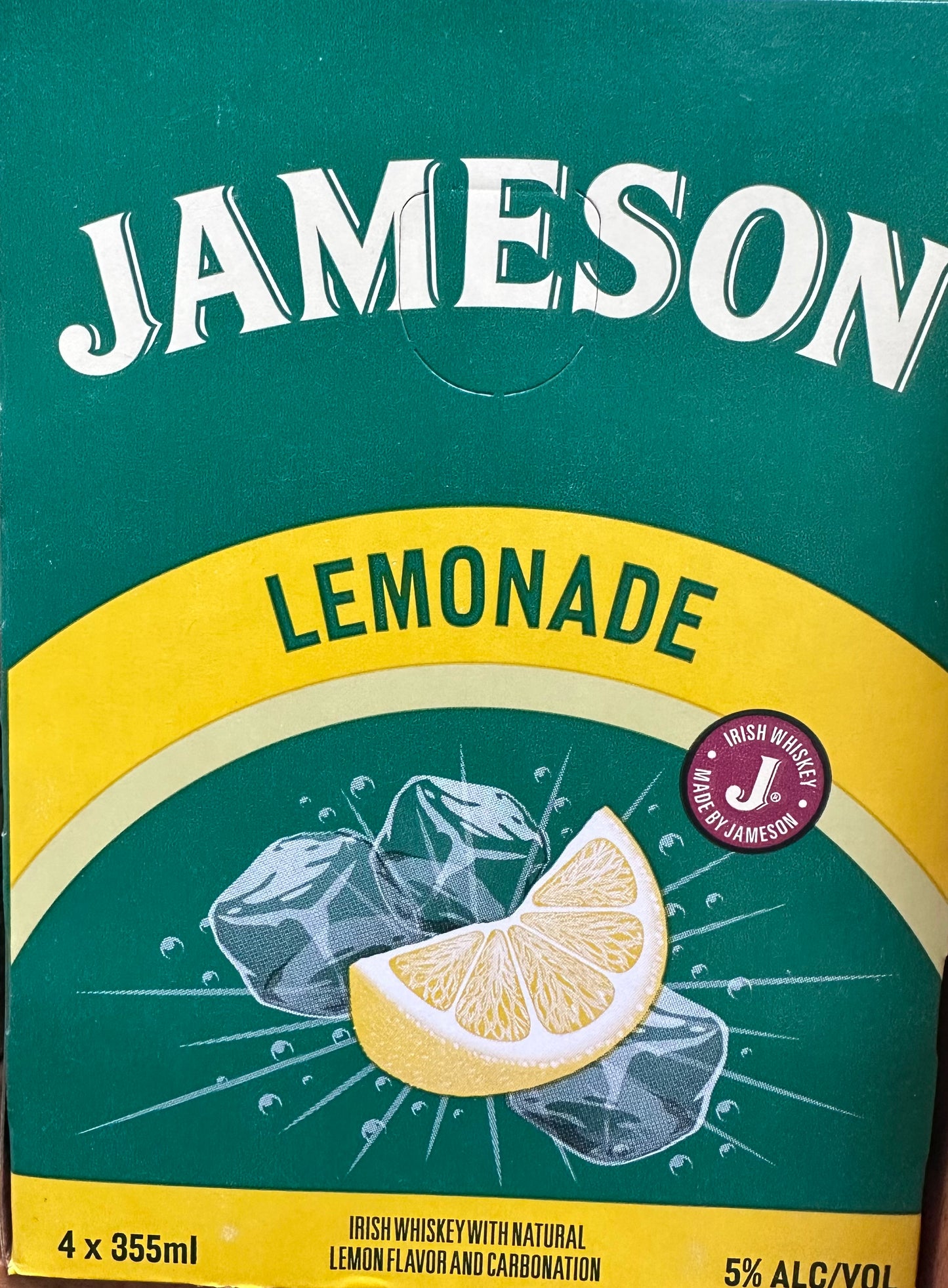 Jameson Lemonade 12oz 4 Pack Cans