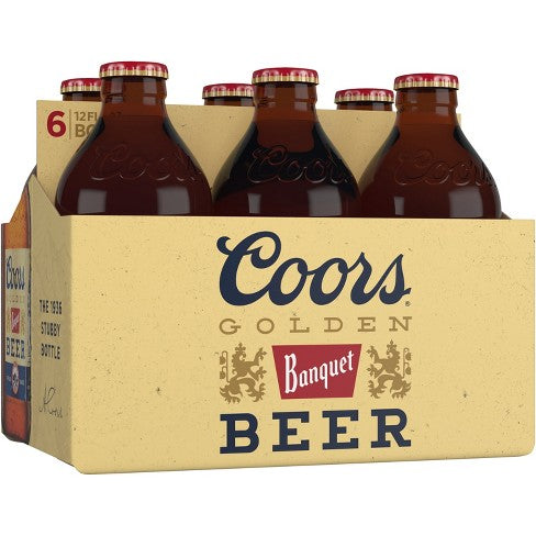 Coors Banquet 12oz 6 Pack Bottles