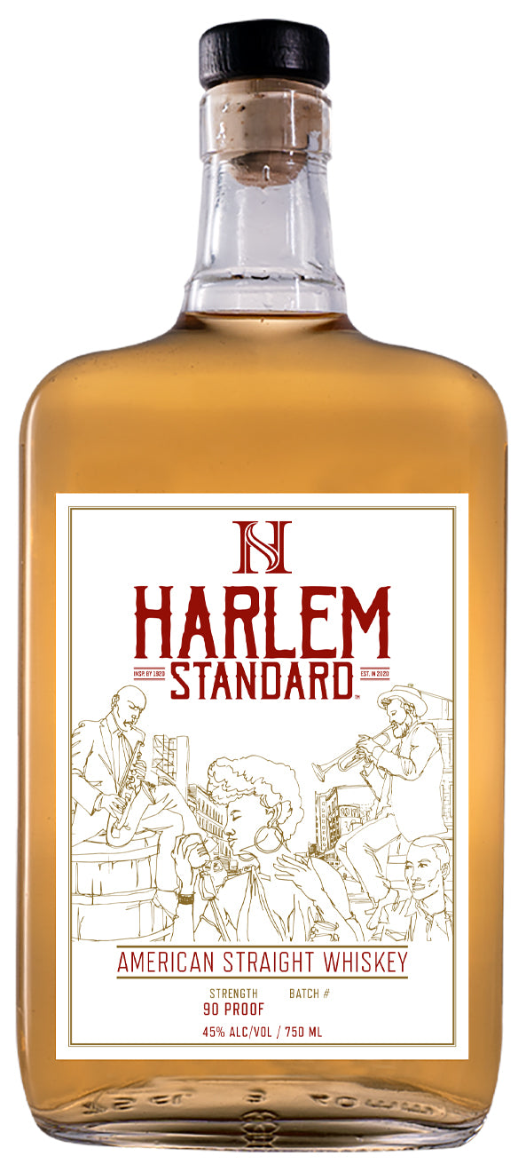 Harlem Standard American Straight Whiskey is a 90 proof whiskey