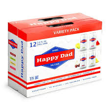 Happy Dad Hard Seltzer Variety 12oz 12 Pack Cans