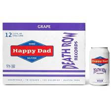 Happy Dad Hard Seltzer Grape (Death Row Records Edition 12oz 12 Pack Cans