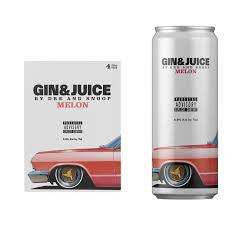 Gin & Juice By Dre and Snoop Melon 12oz 4 Pack Cans