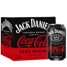 Jack Daniel's & Zero Sugar Coke Ready to Drink