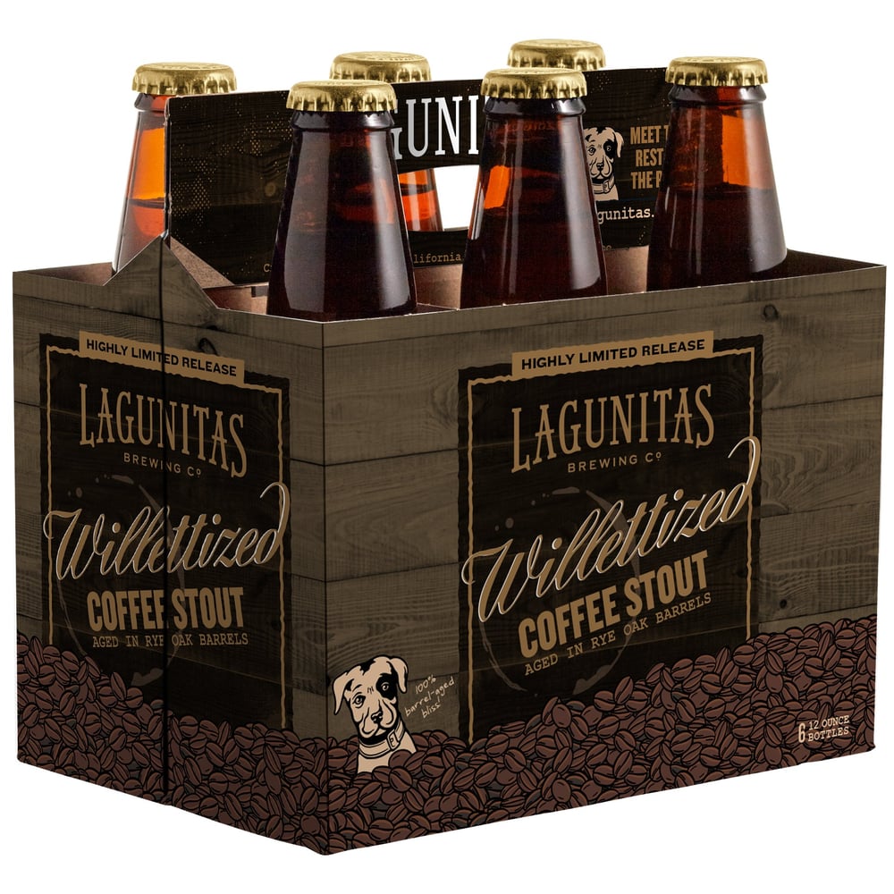 Lagunitas Willettized Coffee Stout 12oz 6 Pack Bottles