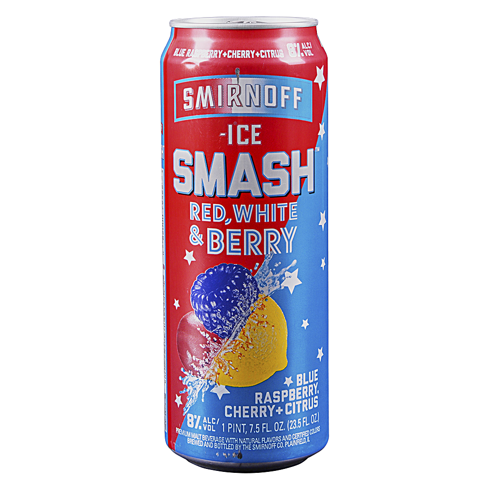 Smirnoff Ice Smash Red,White & Berry 24oz Can