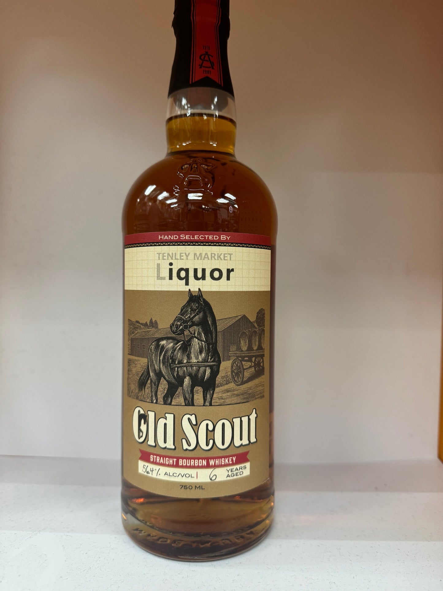 Smooth Ambler Old Scout cask strength(56.4%) bourbon  Single Barrel Select store pick