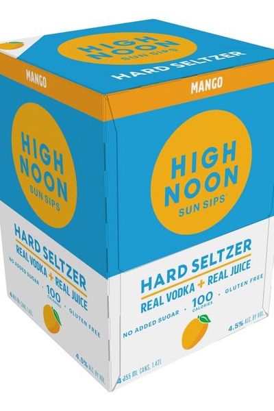 High Noon Hard Seltzer Mango 12oz 4 Pack Cans