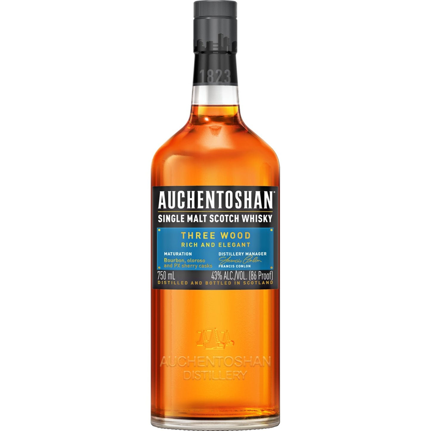 Auchentoshan Three Wood Lowland Single Malt Scotch