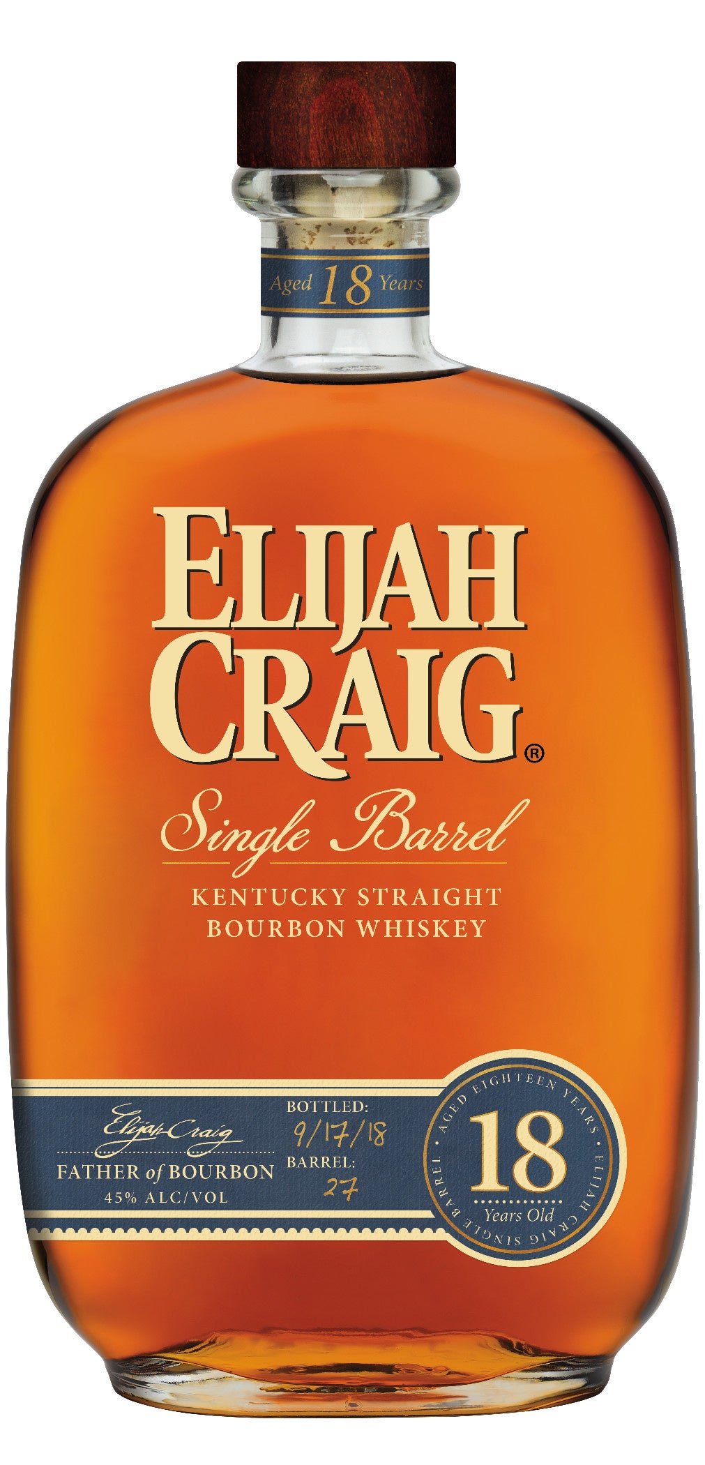 Elijah Craig 18-Year-Old Single Barrel