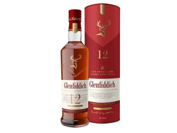 Glenfiddich 12 Year Old Sherry Cask Finish Single Malt Whisky