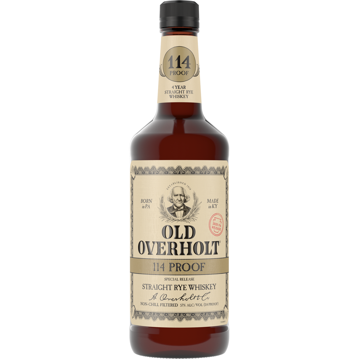 Old Overholt 114 Proof Straight Rye Whiskey