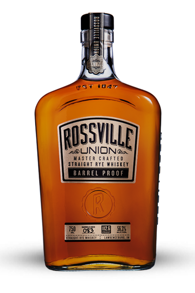 Rossville Union Master Crafted Straight Rye Whiskey Barrel Proof