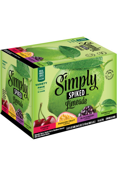 Simply Spiked Limeade Variety 12oz 12 Pack Cans