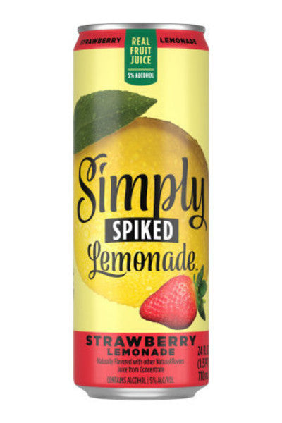 Simply Spiked Strawberry Lemonade 24oz Can