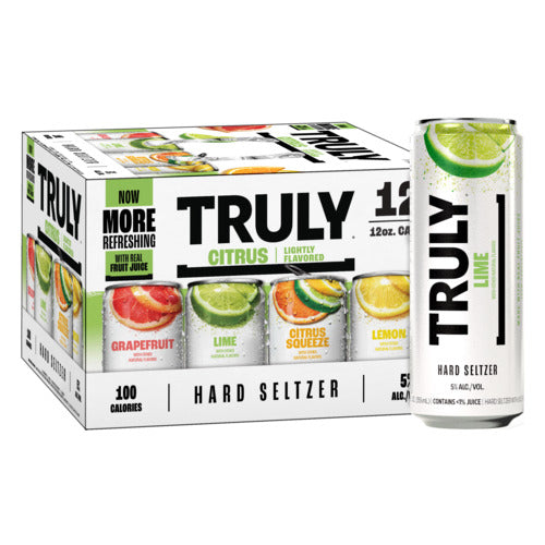TRULY Hard Seltzer Citrus Variety 12oz 12 Pack Cans