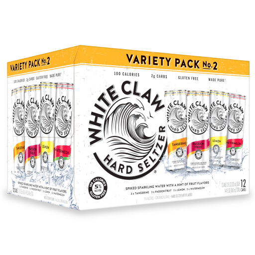 White Claw Hard Seltzer Variety Pack No. 2 12oz 12 Pack Cans