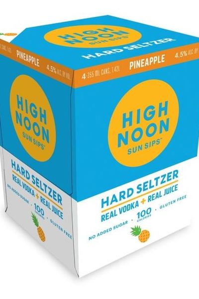 High Noon Hard Seltzer Pineapple 12oz 4 Pack Cans