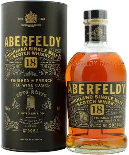 Aberfeldy 18 Year Old Tuscan Red Wine Cask Scotch