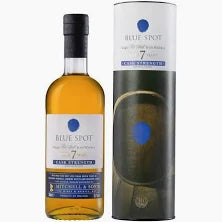 Blue Spot 7 Year Old Cask Strength Single Pot Still Irish Whiskey