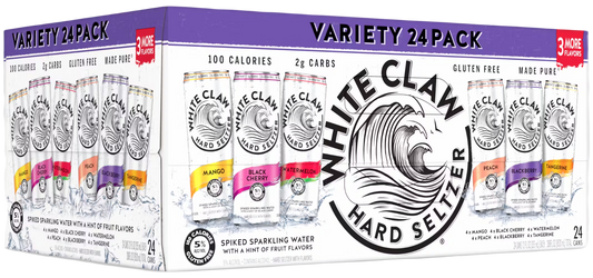 White Claw Variety 12oz 24 Pack Cans